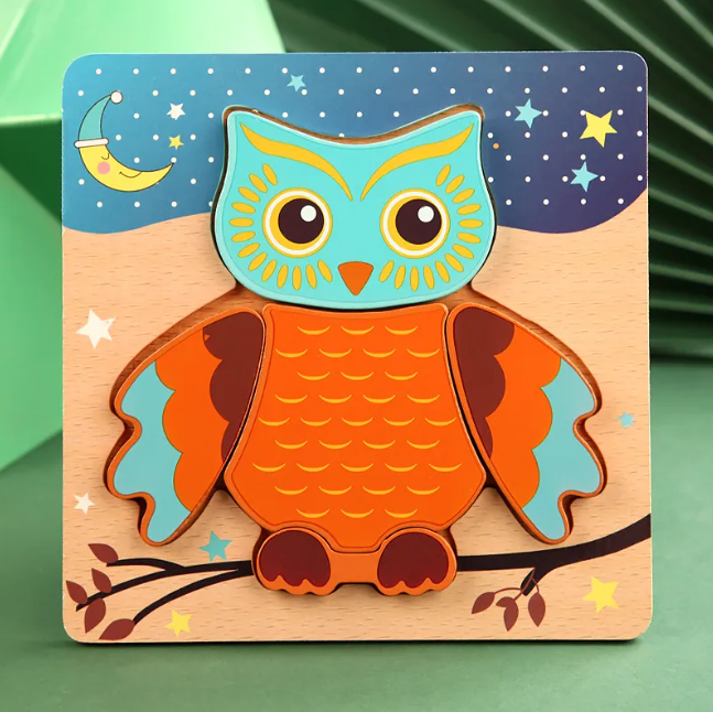 3D Animal Puzzle Set