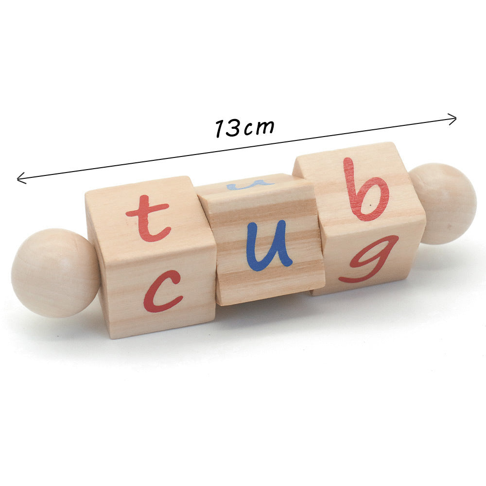 Montessori Phonics Building Blocks for Literacy Learning