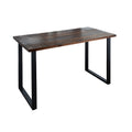 Skyline Trail Brown Solid Wood Desk with 28 in. Landscape Legs