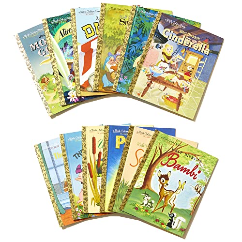 12 Beloved Disney Classic Little Golden Books (Boxed Set) by