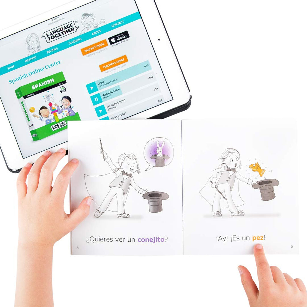 Spanish for Kids Set 1: First Readers Box Set - 10 Beginning