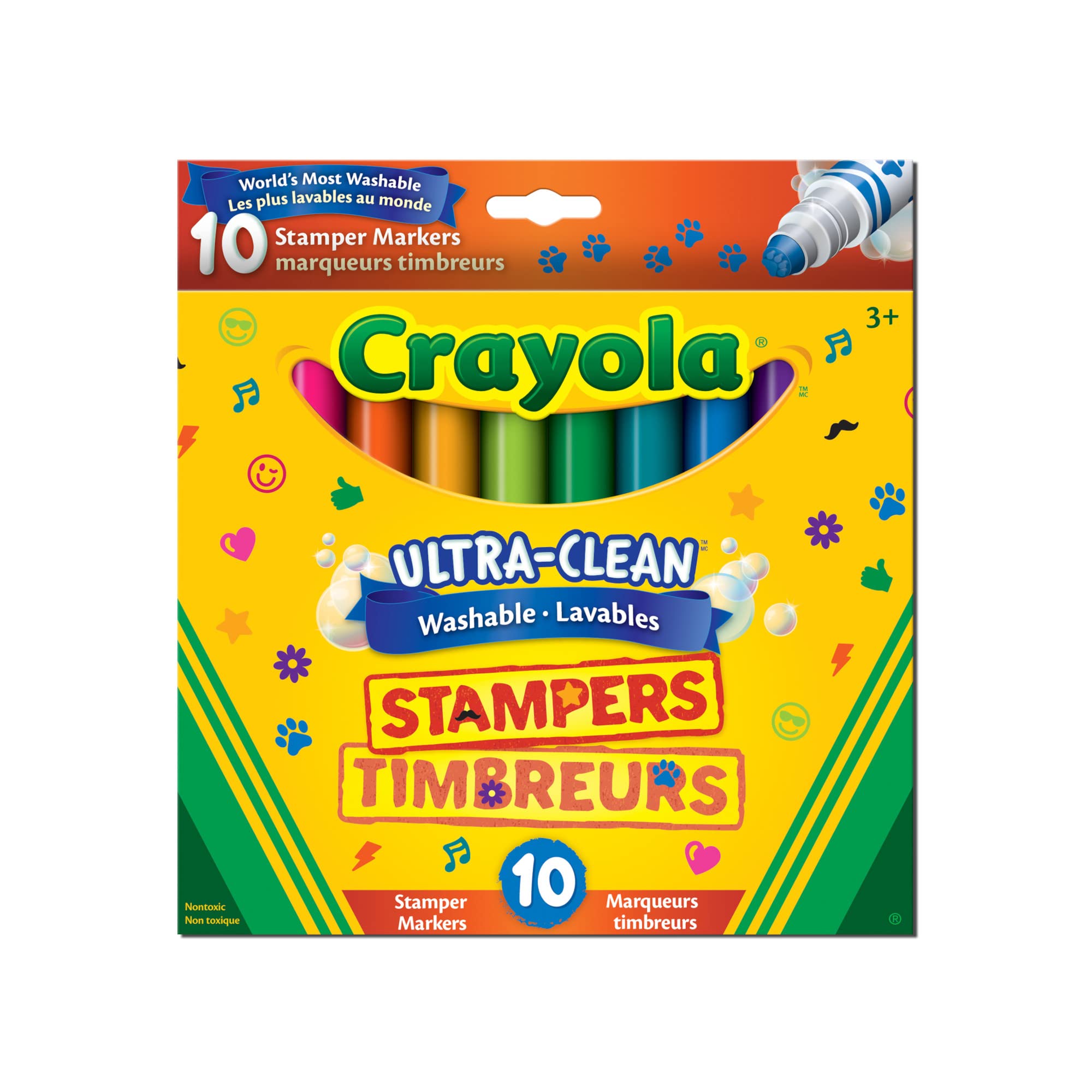 Crayola Ultra Clean Washable Stampers Markers Arts & Crafts (56-8169)