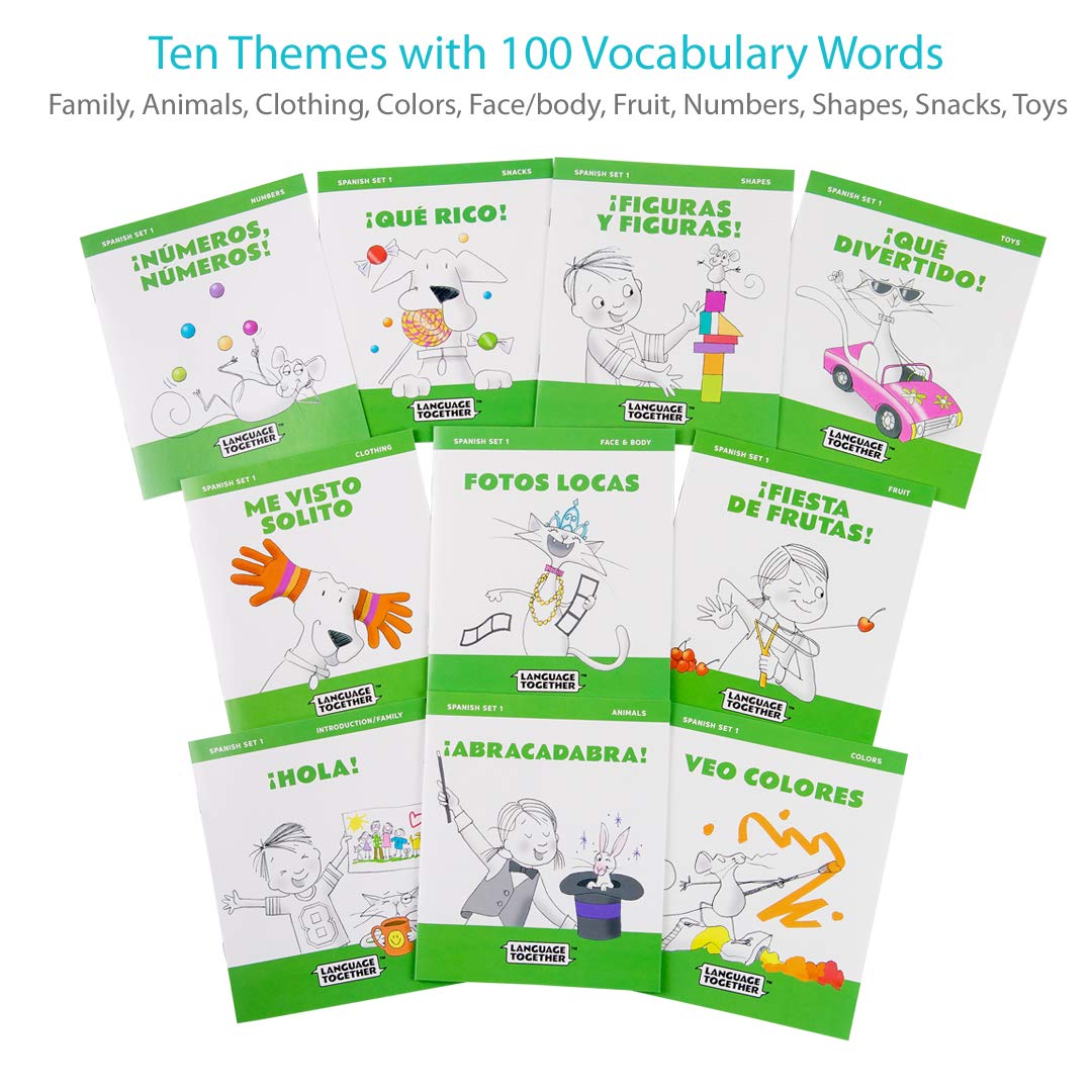 Spanish for Kids Set 1: First Readers Box Set - 10 Beginning