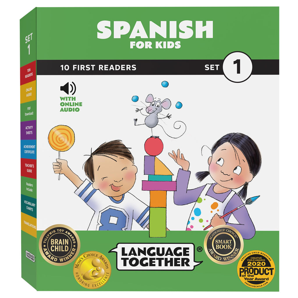 Spanish for Kids Set 1: First Readers Box Set - 10 Beginning