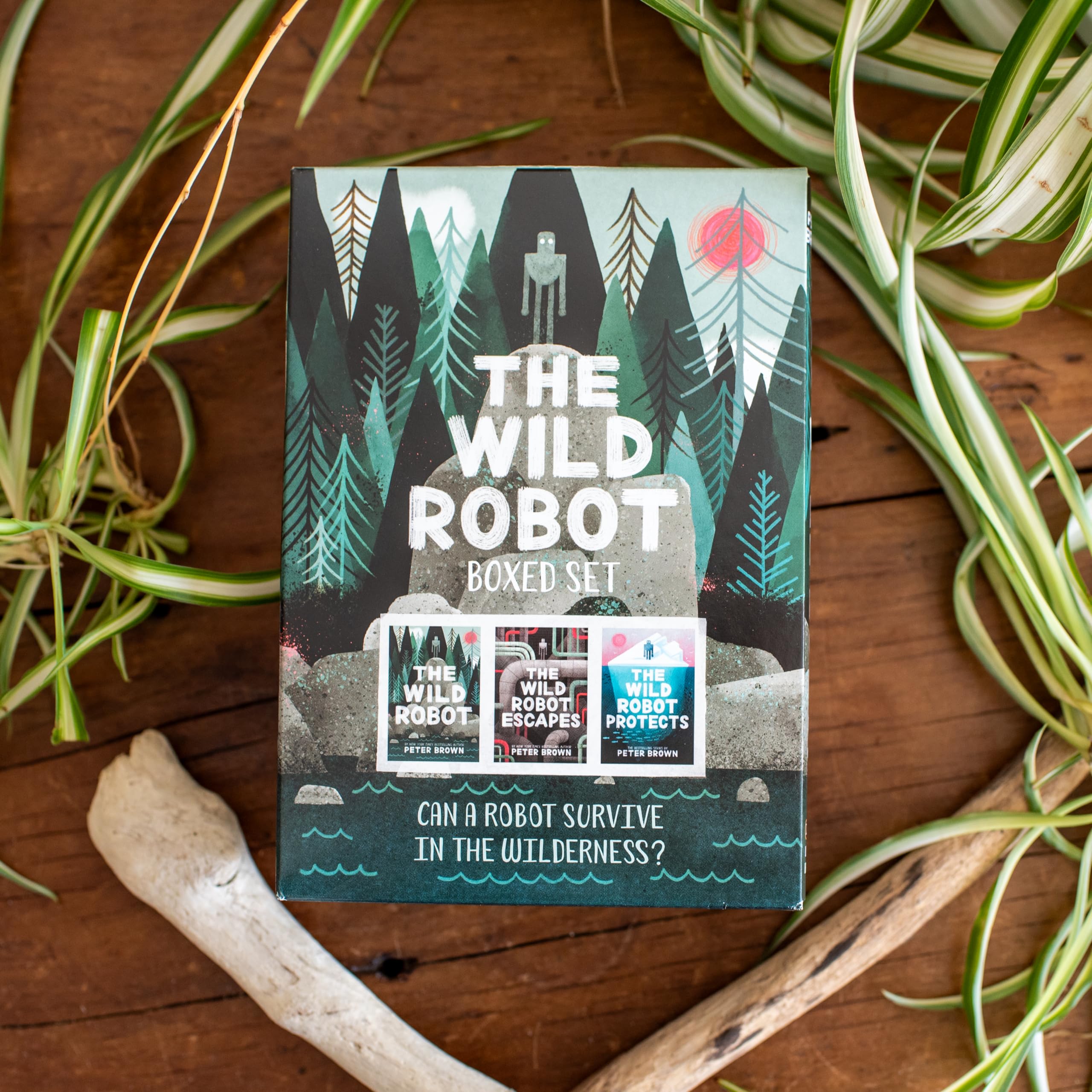 The Wild Robot Boxed Set by Brown, Peter