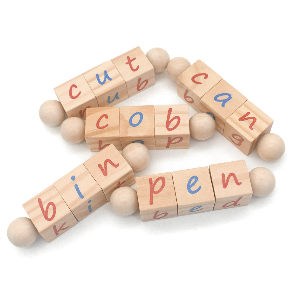 Montessori Phonics Building Blocks for Literacy Learning