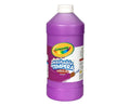 Crayola Tempera Washable Paint 32-Ounce Plastic Squeeze Bottle Violet/Purple