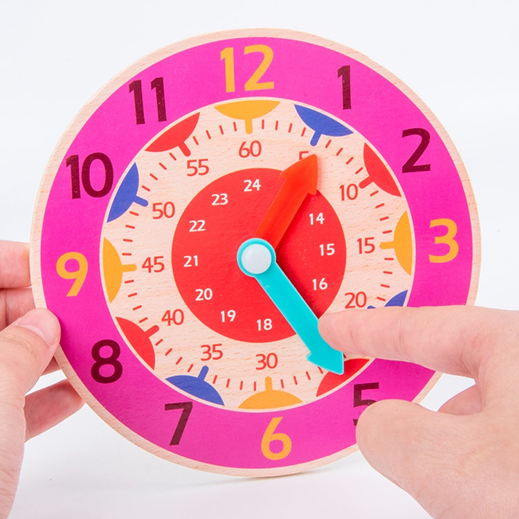 Wooden Educational Toy for Kids - Learning Clock Blocks